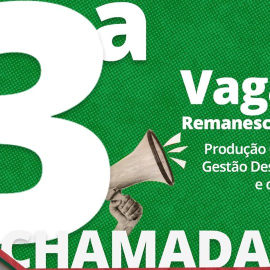 #31865 Divulgada 3ª chamada dos Cursos de Produção Cultural e Gestão Desportiva e de Lazer