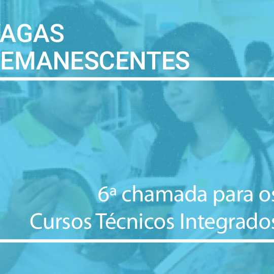 #31948 Seac divulga 6ª lista de chamadas para vagas remanescentes