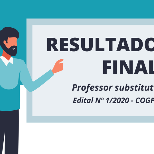 #32205 Resultado final de concurso para professor substituto é publicado