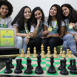 #32412 Equipe de xadrez conquista 3º lugar no Intercampi