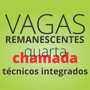 #32443 Sai quarta chamada para cursos técnicos integrados