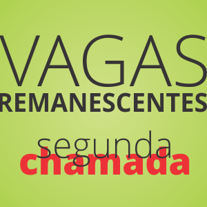 #32474 Sai segunda chamada para os cursos técnicos integrados