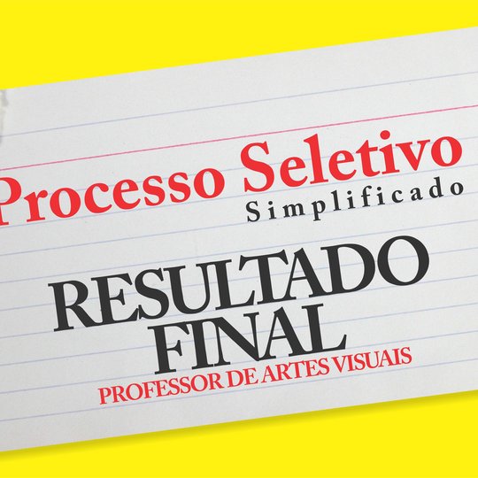 #32478 Processo seletivo para professor de artes visuais já tem resultado final