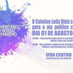 #32654 Coletivo Leila Diniz promove Ato Político Cultural
