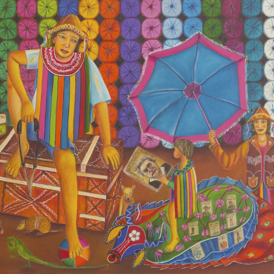 #32655 Galeria de Arte abre exposição com pintora que usa técnicas naif