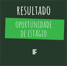 #32941 Divulgado resultado final da seleção de estágio