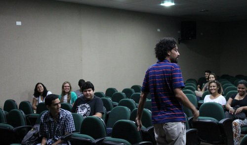 Projeto Ação Social & Literatura no auditório do Campus Cidade Alta. foto por Paulo Fuga