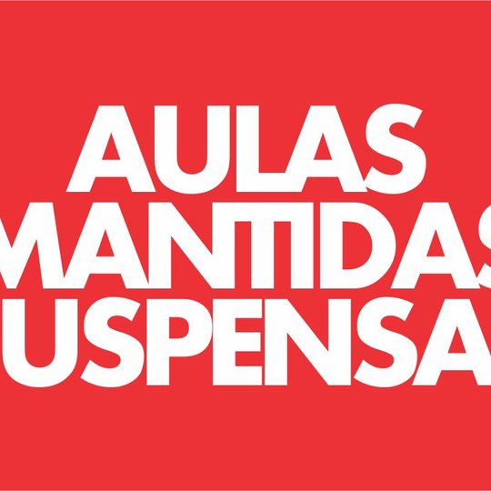 #32988 Aulas desta segunda-feira mantêm-se suspensas