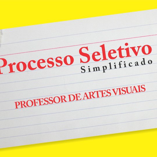 #33032 Sai edital de seleção para professor substituto/temporário de artes 