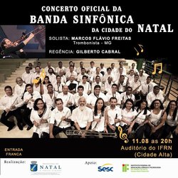 #33119 Banda Sinfônica da Cidade de Natal faz 1º Concerto Oficial no auditório do IFRN Cidade Alta