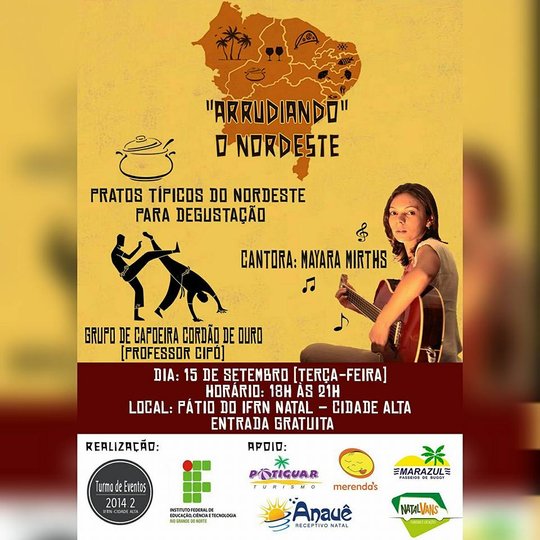 #33138 Evento divulga a cultura nordestina no IFRN Cidade Alta