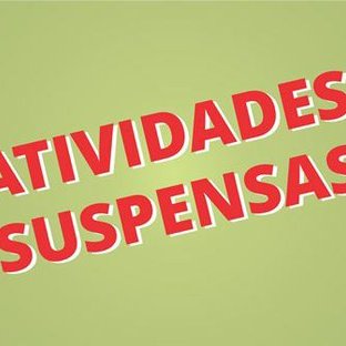 #33284 Atividade suspensas nesta sexta-feira, 20