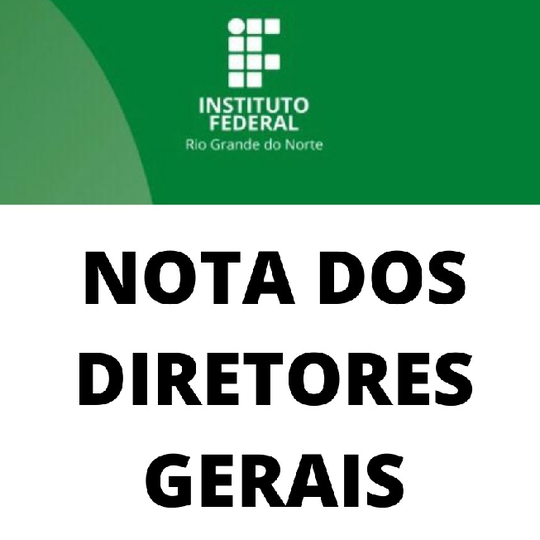 #33524 Diretores-Gerais publicam 'Nota de Apoio a Estudantes'