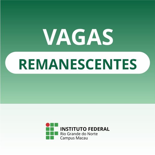 #33581 Campus Macau divulga 3ª Chamada para vagas remanescentes via SISU e ENEM para o curso de Licenciatura em Biologia