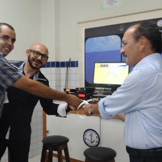 #33682 Reitor inaugura simulador de Navegação de embarcações no Campus Macau