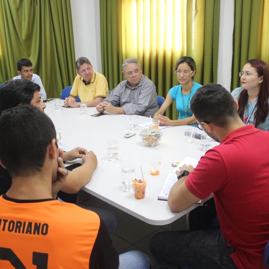 #33928 Prefeito da cidade de Macau participa de reunião no IFRN
