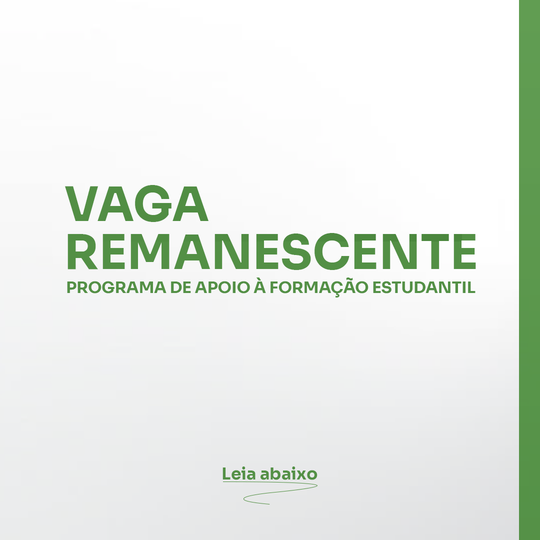 #33965 O serviço social convoca estudantes do CADASTRO DE RESERVA para preenchimento de vagas remanescentes no PROGRAMA DE APOIO À FORMAÇÃO ESTUDANTIL.