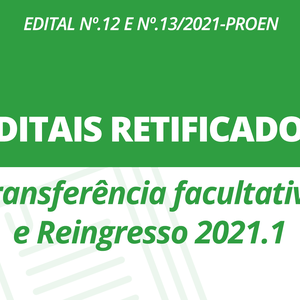 #34139 Divulgadas retificações para transferência e reingresso em cursos