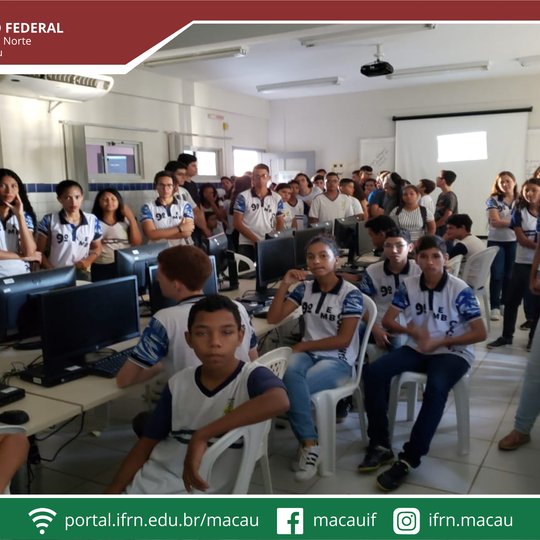 #34226 IFRN Campus Macau recebeu alunos das escolas municipais de Macau e Guamaré