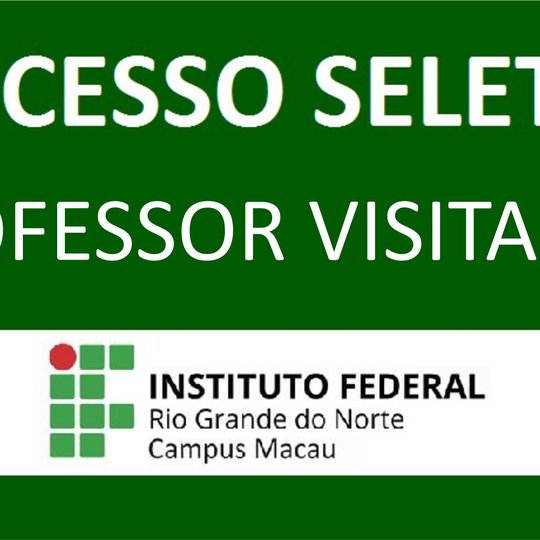 #34261 Publicado Edital do Processo Seletivo Simplificado de Professor Visitante