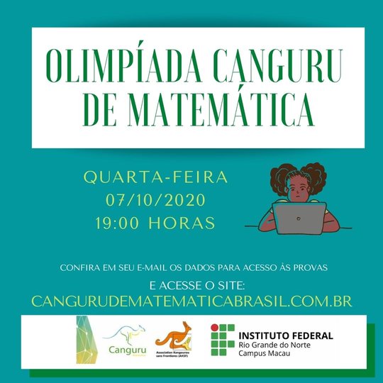 #34419 Provas da Olimpíada Canguru de Matemática serão aplicadas na próxima quarta (07)