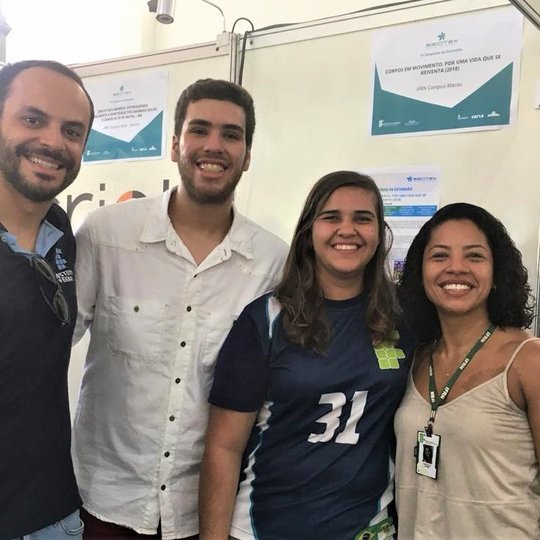 #34477 Projeto Corpos em Movimento obtêm 2º lugar na Mostra de Extensão na SECITEX 2018
