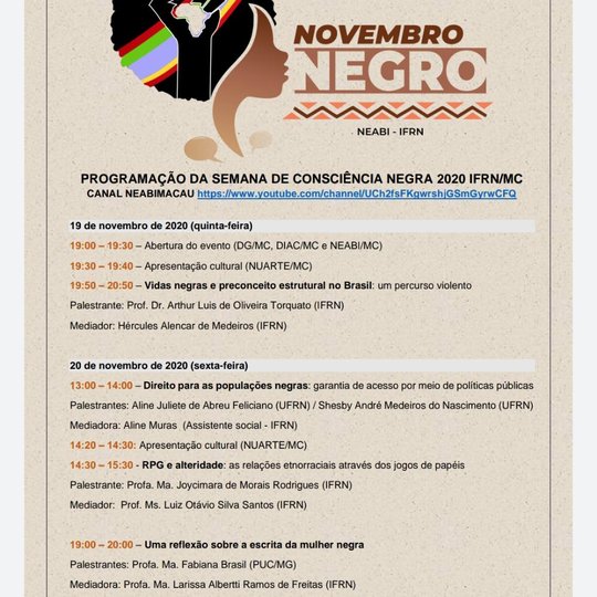 #34488 O Campus Macau promove a Semana da Consciência Negra
