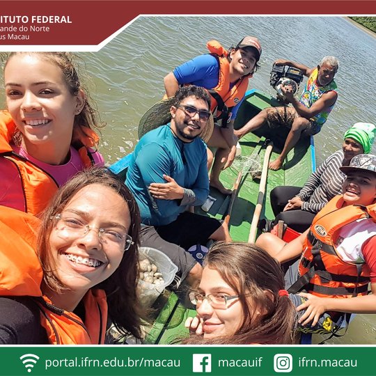 #34651 Alunos do Campus Macau do IFRN conhecem a realidade de marisqueira na Reserva Ponta do Tubarão