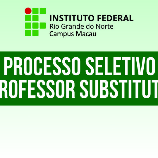 #34669 Publicado edital nº 26/2017 - Professor Substituto - Matemática