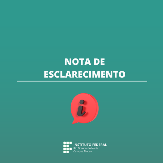 #34747 Nota de esclarecimento