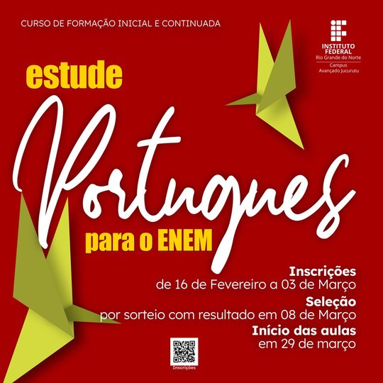 #34902 Curso FIC PRÉ-ENEM - PORTUGUÊS