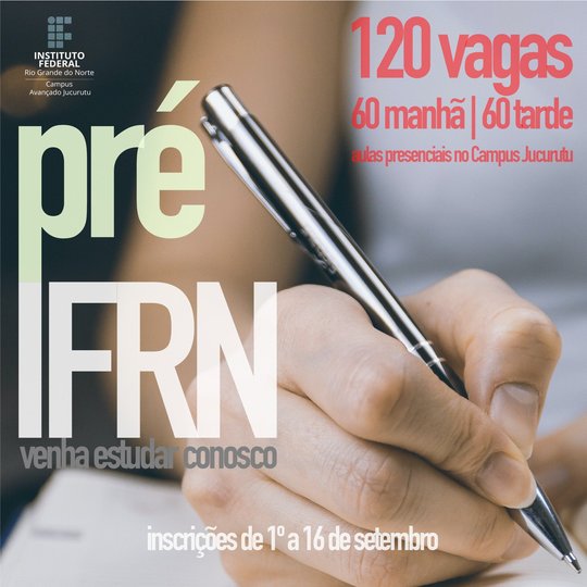 #34931 Curso FIC PRÉ-IFRN