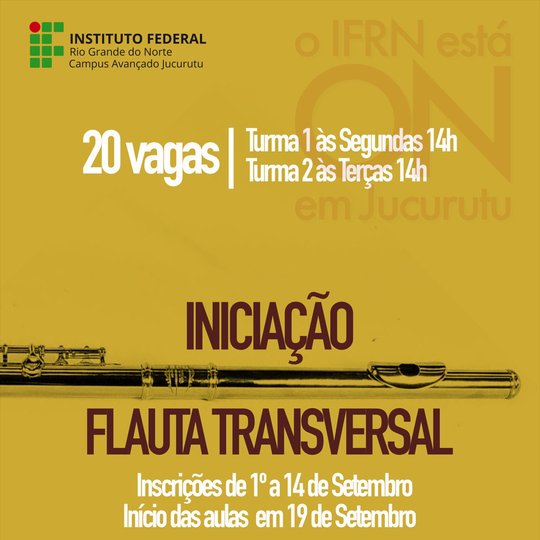 #34947 Curso FIC Flauta Transversal 