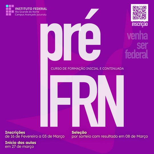 #34956 Curso FIC PRÉ-IFRN 2023