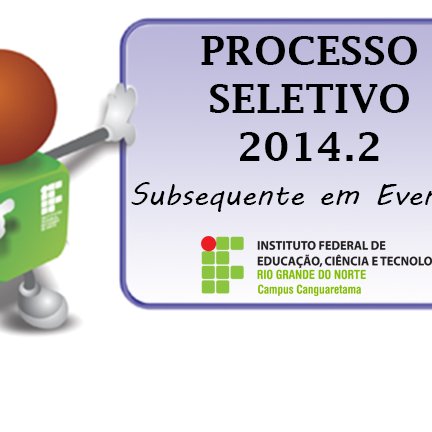 #35054 Abertas inscrições para Processo Seletivo 2014.2