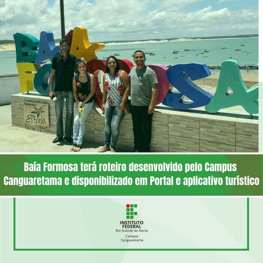 #35207 Baía Formosa terá roteiro desenvolvido pelo Campus Canguaretama e disponibilizado em Portal e aplicativo turístico