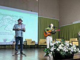 O cordelista Antônio Mendonça Sobrinho (à direita) e Hailton Mangabeira (à esquerda). Imagem: João Eduardo
