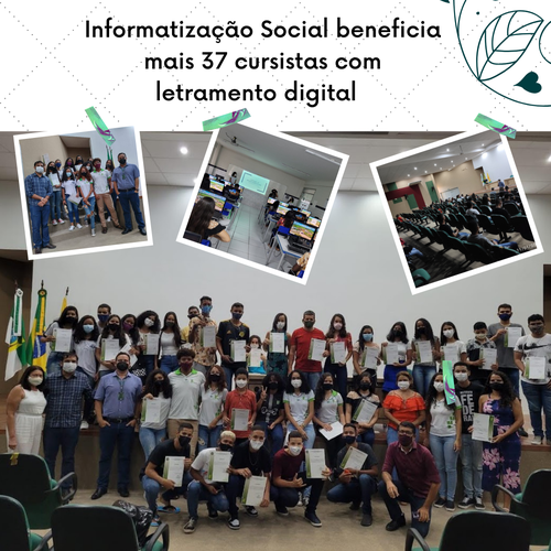 Formatura Informatização Social Jan 2022 Hélio Galvão e Fabrício Maranhão