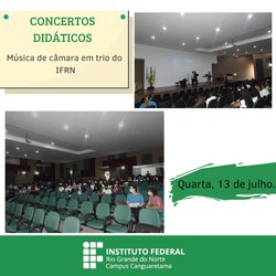 #35382 Grupo Música de Câmara em trio se apresentou em Canguaretama