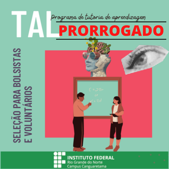 #35404 Prorrogação do prazo de inscrições do segundo edital para o Programa de Tutoria de Laboratório - TAL.