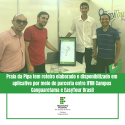 #35418 Praia da Pipa tem roteiro elaborado e disponibilizado em aplicativo por meio de parceria entre IFRN – Campus Canguaretama e EasyTour Brasil