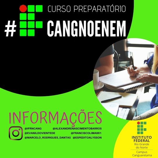 #35439 RESULTADO da seleção de alunos para o curso preparatório IFCang no ENEM.