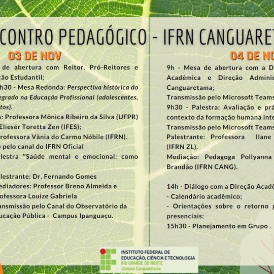 #35552 Campus Canguaretama Realizará Encontro Pedagógico com Servidores