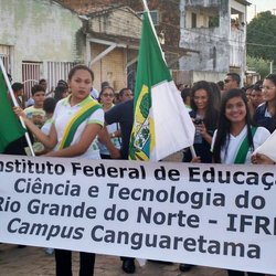 #35567 Alunos do Campus Canguaretama participam do Desfile Cívico em comemoração ao Dia da Independência