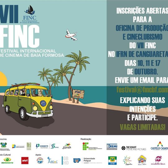 #35639 Abertas as inscrições para Oficina de Produção e Cineclubismo
