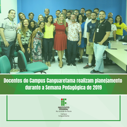 #35650 Docentes do Campus Canguaretama realizam planejamento durante a Semana Pedagógica de 2019 