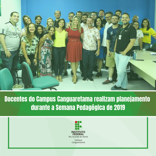 #35650 Docentes do Campus Canguaretama realizam planejamento durante a Semana Pedagógica de 2019