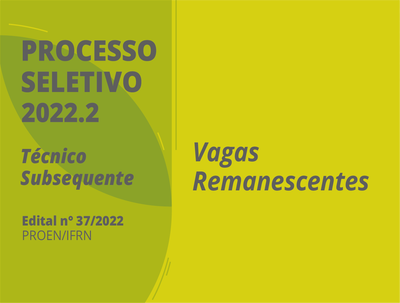 Formulário de Inscrição – Vagas Remanescentes (Cursos Técnicos