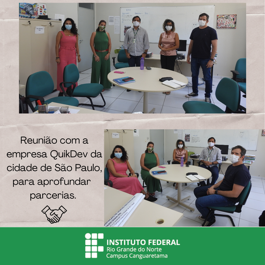 #35697 Reunião com a empresa QuikDev da cidade de São Paulo, para aprofundar parcerias.