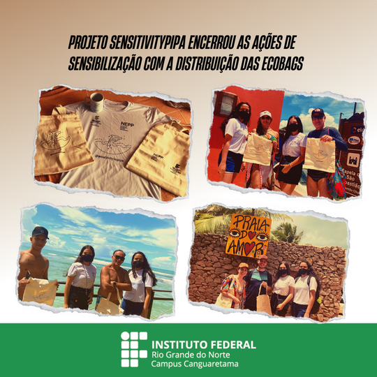 #35746 Projeto sensitivitypipa encerrou as ações de sensibilização com a distribuição das ecobags